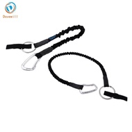 Dovewill Safety Lanyard Outdoor Climbing Harness Belt Lanyard Fall Arrest Rope With Large Carabineer