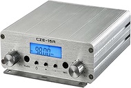 15W FM Transmitter, Long Range FM Broadcast Transmitter for Churches, Cars, Shopping Malls, Lecture 