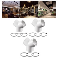 [whfashionkk] Duct Hose Y Connector, Y Shape Round Pipe Connector, Duct Splitter for HVAC Exhaust Fa