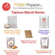 Happypopper Tapioca Starch Coarse 333/Rose Brand Tepung Ayam Gunting Tepung Ubi Kayu Kasar 1 & 20Kg 