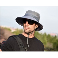 Fashionable Men's Panama Hat Outdoor Sunscreen Summer Hat Sunshade Hat Fisherman Hat UV Protection Sun