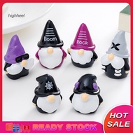 [Ready Stock] Resin Gnome Statue Cute Gnome Decoration 2 Pcs Halloween Mini Gnome Figurines Resin St