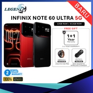 INFINIX Note 60 Ultra 5G (12GB+512GB) Original Smartphone | MediaTek Dimensity 8400 Ultimate | 200MP