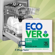 🇬🇧Ecover Classic Dishwasher Tabs Lemon & Lime 20g (25tablets)