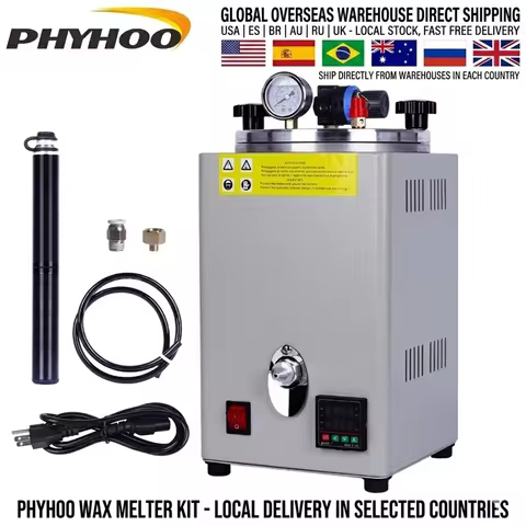PHYHOO Wax Injection Machine for Jewellery Equipment Making Tool Wax Casting Machine Wax Melting Mol