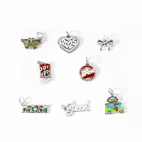 S925 sterling silver James Avery enamel charm pendant