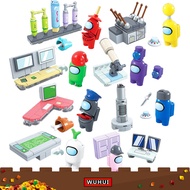 WUHUI 8 +2 Lego Among us Game Minifigures Toy Building Kit Lego Toys Building Blocks Cartoon Among U