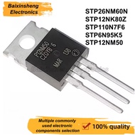 5PCS NEW STP26NM60N TO-220 26NM60N STP12NK80Z 12NK80Z STP110N7F6 110N7F6 STP6N95K5 6N95K5 STP12NM50 