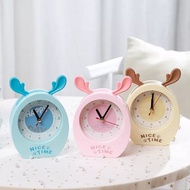 Rj!! Alarm CLOCK ALARM CLOCK Desk CLOCK ALARM CLOCK Deer Ears MOTIF