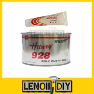 HITARY 928 Poly Putty with Tube Hardener GREY BROWN 1kg 4kg