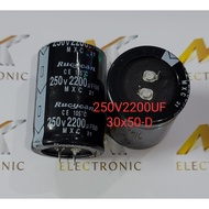 Capacitor 250V2200UF 2200UF250V 2200UF 250V Size 35*50mm 100% new genuine (Black) (piece)