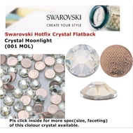 Hotfix Crystal Swarovski Elements Batu Tampal/Iron on Crystal (Crystal Moonlight 001 MOL)