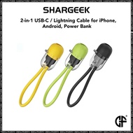 Shargeek 2-in-1 USB-C / Lightning Cable for iPhone Android Power Bank