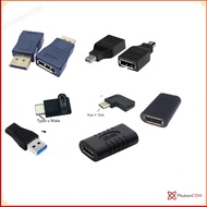 Displayport (DP) connector, usb c/type c adapter, left and right 90 degree angle, usb 3.0, mini dp, 
