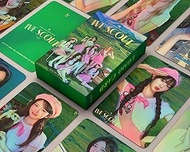 Funwaretech IVE IVE Scout Laser Photocards 55 Pcs 2024 IVE 3rd Official Fan Club 'Dive' Lomo Cards Kpop Merchandise Gift for Fans Boys Girls Dive-Type A