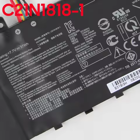 New Rechargeable Battery C21N1818 B21N1818 For ASUS VivoBook A512 F512 X512