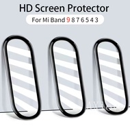 3D Curved Screen Protector for Xiaomi Mi Band 9 8 7 Smartwatch HD Clear Protective Film Not Glass fo