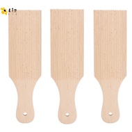 LIZMOMO 3PCS Gnocchi Board, Ridged Surface Beech Wood  Making Tool,  Easy Clean Paddle Shape Gnocchi