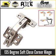 AXE™ 135° Degree Corner Hinge Cabinet Door Hinge Pintu Dapur