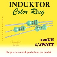 Color Inductor 1/ 2 watt 120uh Inductor color ring 120uH