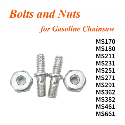 Chainsaw Guide Bar Bolt and Nut for MS170 MS180 MS211 MS231 MS251 MS271 MS291 MS362 MS382 MS461 MS66