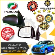 Delloyd 5Wire 7Wire Auto Flip Adjust Mirror Side Mirror Perodua Myvi Lagi Best Myvi Icon