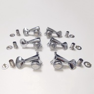 YUMIYA จูนเนอร์ลูกบิดตั้งสายกีตาร์1ชุดตัวล็อคสาย1:21เครื่องมือจูนกีตาร์อัตราทดเกียร์สำหรับ ST TL SG