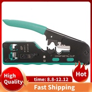 Multifunctional Wire Stripper 6P8P Network Tool Crimping Pliers Through-Hole Network Wire Pliers Crimping Tool