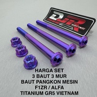 Engine Mounting Bolt F1zr Fizr Alfa TITANIUM GR5 VIETNAMOriginal