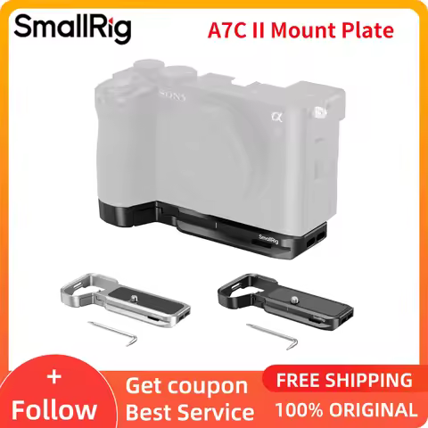 SmallRig A7C II Mount Plate with Airtag Slot for Sony Alpha 7C II / Alpha 7CR with Arca-Swiss Quick 