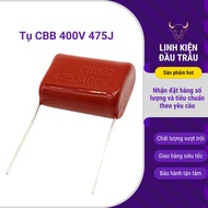 CBB capacitor, candy capacitor 400V 4.7uF 475J 15mm Buffalo head components