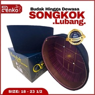 PENKO_ Songkok Lubang  Velvet HItam Lelaki Songkok Hitam Budak Songkok Hitam Budak Sekolah & Dewasa 