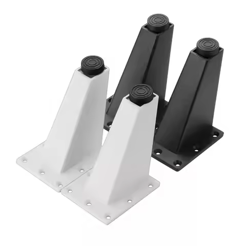 Wholesale 8CM Adjustable furniture leg sofa feet Aluminum inclined cabinet feet for Furniture cupboa