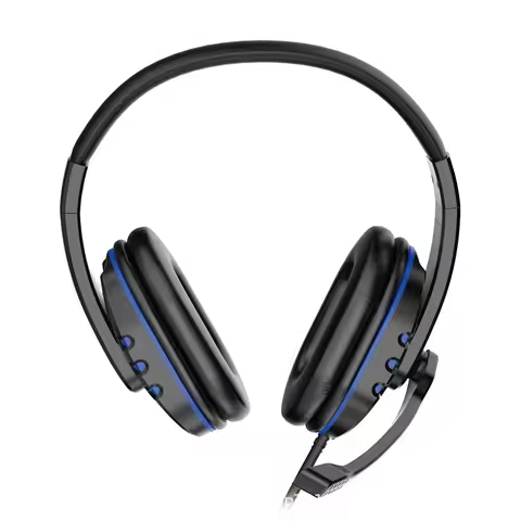 Gaming Headset 3.5mm Wired Over-Head Gamer Headphone With Microphone Volume Control Gamer Earphone H