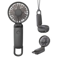 RHYTHM Handy Fan 2025 High Airflow Quiet 3WAY (Handheld, Neck-Hanging, Tabletop) [Made in Japan Manu