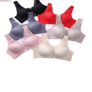 Plus Size Bra Large Full Cup Lace Wire Free Breast Brassiere Push Up Big Lingerie B C D 40 42 44