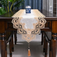 Table Light Luxury High-End Anti-dust Embroidery Flower Coffee Table European Chinese High-End Table
