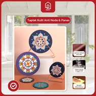 Round Table Mat Mandala Motif Table Mat Bohemian Motif Table Mat Oriental Motif Table Mat Arabic Mot