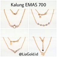 NEW SALE Kalung EMAS Asli Kadar 700 / 16K ( TOKO MAS LIA GOLD BEKASI )