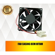 FAN CASING 8 CM BLACK FAN 8CM BLACK + BOLT