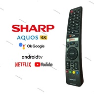 *New* Original SHARP TV Android TV Smart TV Remote Control with Google Voice Search GB326WJSA GB346W