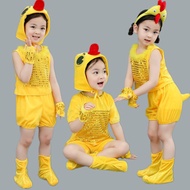 Children's Duck Costume Chick Costume Animal Little Yellow Duck Dance Performance Toddler Little Duc