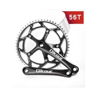 52T56T Chainring Chainring Crank Set Aluminum Alloy Folding Car Road Bike Speed Chainring Chainring 
