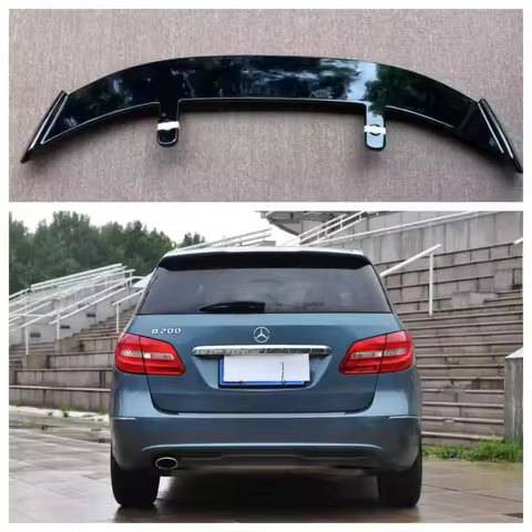 Spoiler Wing For Mercedes Benz W246 W245 B200 B45 AM G 2009-2018 ABS Plastic Car Roof Spoiler Rear T