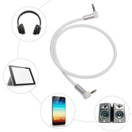 dioo ASHATA 3.5mm Aux Cable Male to Stereo Nylon Braided 90 Degree Right Angle Auxiliary Audio Cord 