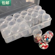 medicine pill box pill box Free Shipping Small Pill Bottle Round Pill Can Medicine Powder Medicine S