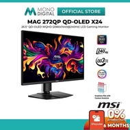 MSI 26.5" MAG 272QP QD-OLED X24 (2560X1440 @240Hz) LCD Gaming Monitor (0.03ms, Input: HDMI+DP+USB-C,