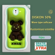 Samsung J2 J7 Prime Pro J7 2015 Core NXT J5 Pro 4G 2017 J3 2016 Colorful 3D bear Phone case Wave Bor