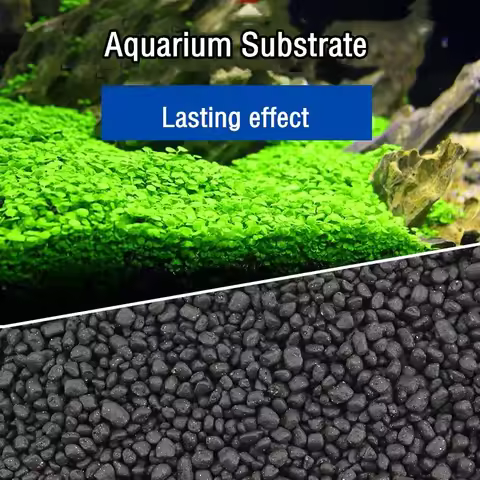 500g Aquarium Planted Soil Substrate Fertilizer Natural Clay Gravel Aquatic Planted Freshwater Fish 