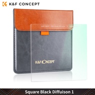 K&amp;F Concept 100x100mm Square Black Diffusion 1 Effect Filter 28 Multi-Layer Coatings Dream Cinematic Effect Filter